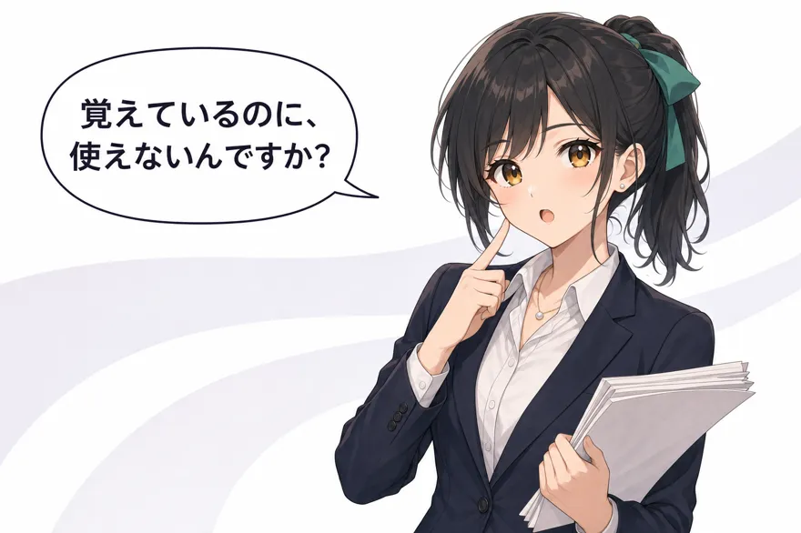 おい丸「覚えているのに、使えないんですか?」