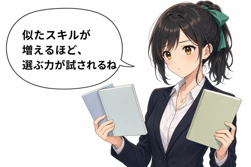 おい丸「似たスキルが増えるほど、選ぶ力が試されるね」