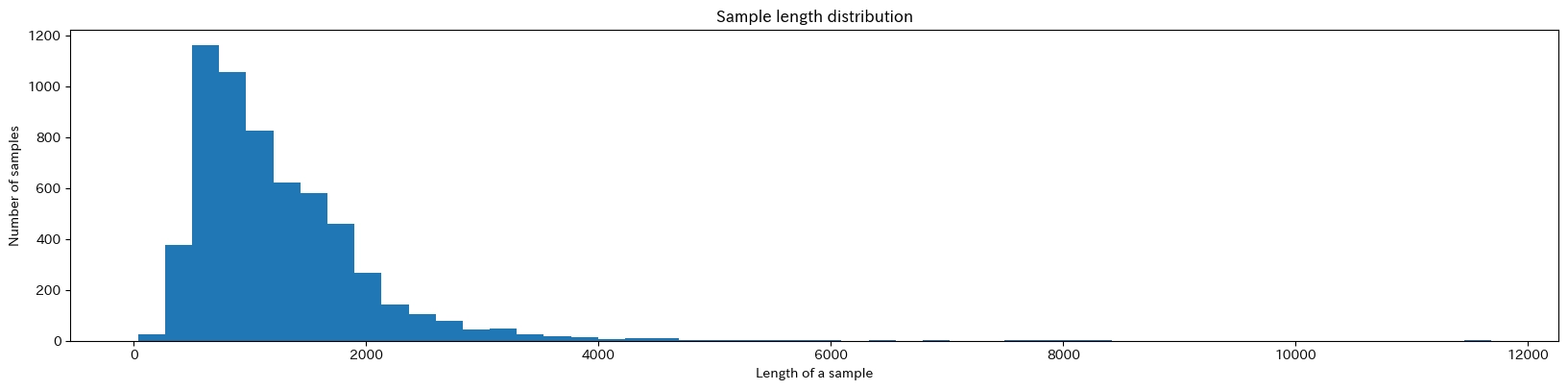 sample length